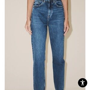 Zara High Rise Blue Women's Jeans
